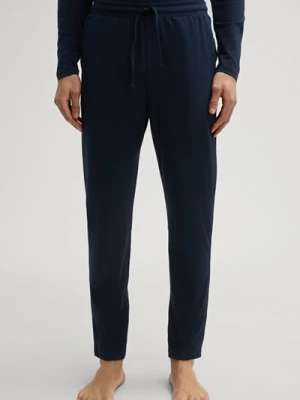 Dżersejowe spodnie dresowe w kolorze granatowym Joop