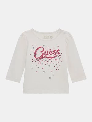 Dżersejowy T-Shirt Z Brokatem Guess Kids