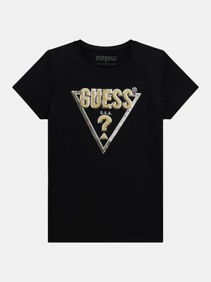 Dżersejowy T-Shirt Z Cekinami Guess Kids