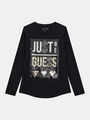 Dżersejowy T-Shirt Z Cekinami Guess Kids