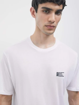 Dżersejowy T-shirt z krótkim rękawem Patrizia Pepe biały