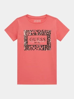 Dżersejowy T-Shirt Z Logo Guess Kids