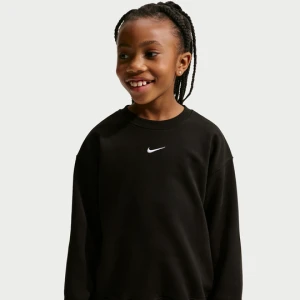 Dzianinowa bluza o kroju oversize dla małych dzieci Nike Studio - Czerń
