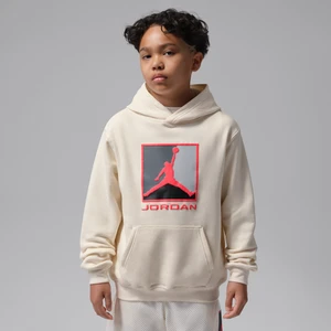 Dzianinowa bluza z kapturem dla dużych dzieci Baseline Jordan Essentials - Brązowy