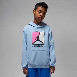 Dzianinowa bluza z kapturem dla dużych dzieci Baseline Jordan Essentials - Niebieski