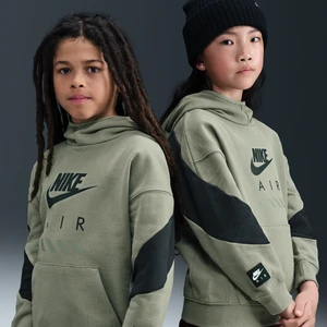 Zdjęcie produktu Dzianinowa bluza z kapturem dla dużych dzieci Nike Air - Zieleń