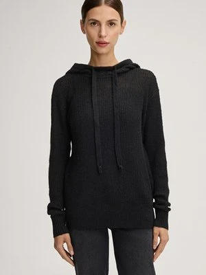 Dzianinowa bluza z kapturem Karin w kolorze czarnym Joop