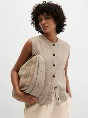Dzianinowa kamizelka bez rękawów o regularnym kroju Marc O'Polo