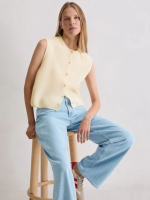 Dzianinowa kamizelka bez rękawów slim Marc O'Polo