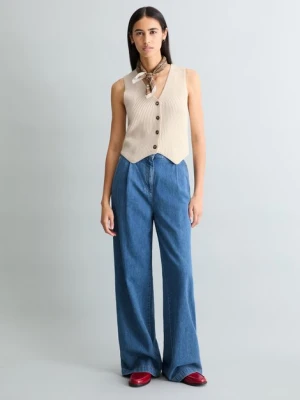 Dzianinowa kamizelka DfC regular Marc O'Polo