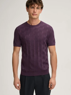 Dzianinowa koszula Mailon w kolorze liliowym Joop