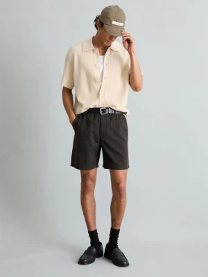 Dzianinowa koszulka DfC w stylu polo Marc O'Polo bílá