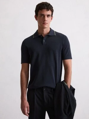 Dzianinowa koszulka polo DFB Travel Collection Marc O'Polo