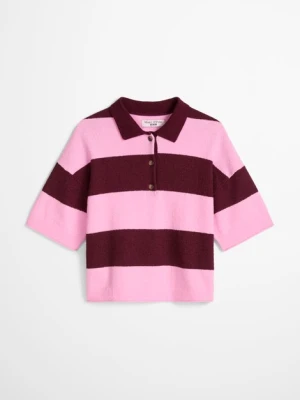 Dzianinowa koszulka polo regular Marc O'Polo