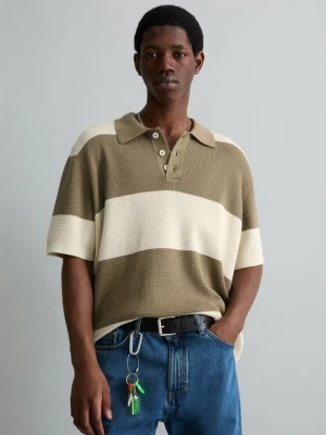 Dzianinowa koszulka polo regular Marc O'Polo