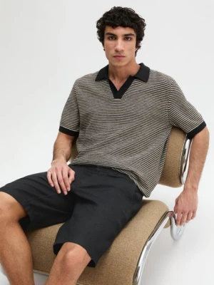 Dzianinowa koszulka polo regular Marc O'Polo