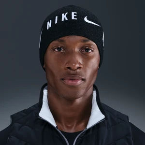 Dzianinowa opaska na głowę do biegania Nike Trail Dri-FIT - Czerń