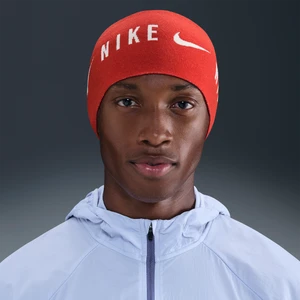 Dzianinowa opaska na głowę do biegania Nike Trail Dri-FIT - Czerwony