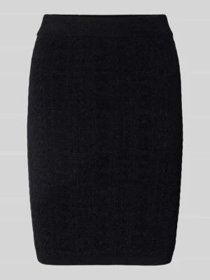 Dzianinowa spódnica do kolan model 'JOANNA' Guess Czarny