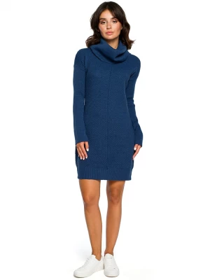 Be Wear Dzianinowa sukienka w kolorze niebieskim rozmiar: onesize