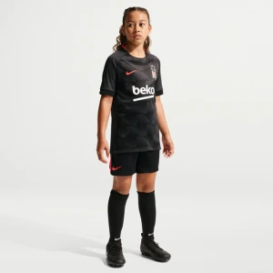 Dzianinowe spodenki piłkarskie dla dużych dzieci Nike Beşiktaş J.K. - Czerń