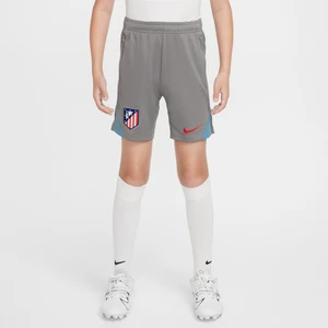 Dzianinowe spodenki piłkarskie dla dużych dzieci Nike Dri-FIT Atlético Madryt Strike - Szary