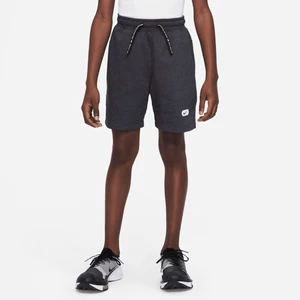 Dzianinowe spodenki treningowe dla dużych dzieci (chłopców) Nike Dri-FIT Athletics - Czerń