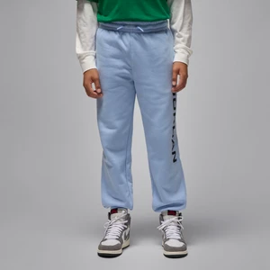 Dzianinowe spodnie dla dużych dzieci Baseline Jordan Essentials - Niebieski