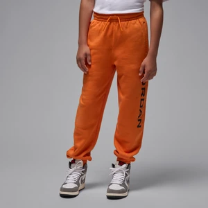 Dzianinowe spodnie dla dużych dzieci Baseline Jordan Essentials - Pomarańczowy