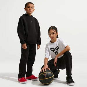 Dzianinowe spodnie do koszykówki dla dużych dzieci Kobe Dri-FIT - Czerń Nike