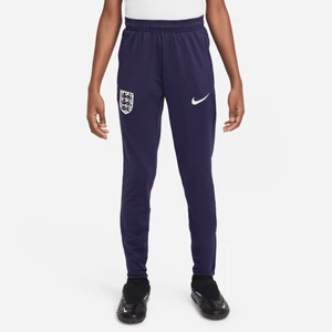 Dzianinowe spodnie piłkarskie dla dużych dzieci Nike Dri-FIT Anglia Strike - Fiolet