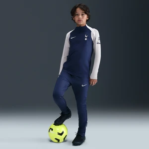Dzianinowe spodnie piłkarskie dla dużych dzieci Nike Dri-FIT Tottenham Hotspur Strike - Niebieski