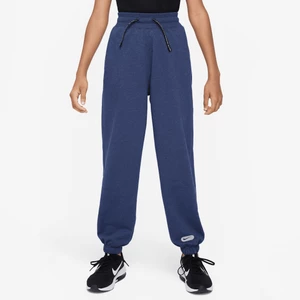 Dzianinowe spodnie treningowe dla dużych dzieci (chłopców) Nike Dri-FIT Athletics - Niebieski