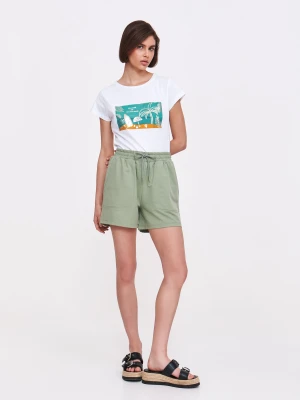 Dzianinowe szorty oliwkowe Top Secret