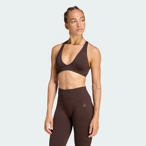 Dzianinowy biustonosz do ćwiczeń Essentials o lekkim wsparciu Adidas