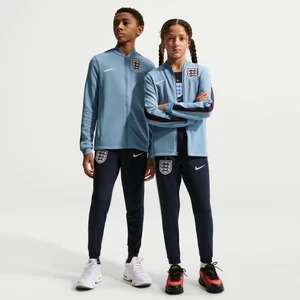 Dzianinowy dres piłkarski dla dużych dzieci Nike Dri-FIT Anglia Strike - Niebieski