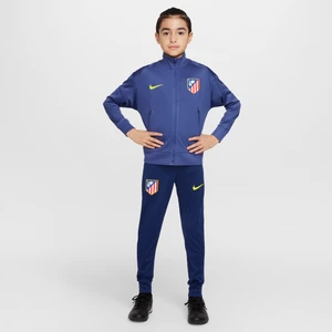 Dzianinowy dres piłkarski dla dużych dzieci Nike Dri-FIT Atlético Madryt Strike - Fiolet