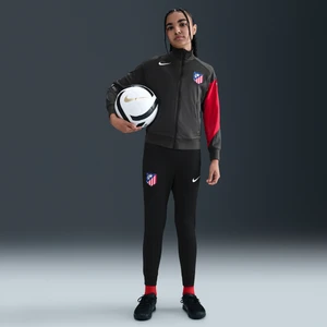 Dzianinowy dres piłkarski dla dużych dzieci Nike Dri-FIT Total 90 Atlético Madryt Strike (wersja trzecia) - Szary