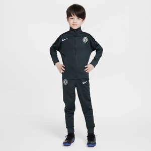 Dzianinowy dres piłkarski dla małych dzieci Nike Dri-FIT Chelsea F.C. Strike - Zieleń