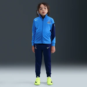 Dzianinowy dres piłkarski dla małych dzieci Nike Dri-FIT Total 90 Tottenham Hotspur Strike (wersja trzecia) - Niebieski
