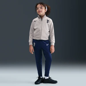 Dzianinowy dres piłkarski dla małych dzieci Nike Dri-FIT Tottenham Hotspur Strike - Szary
