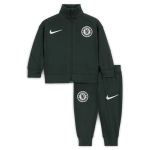 Dzianinowy dres piłkarski dla niemowląt i maluchów Nike Dri-FIT Chelsea FC Strike - Zieleń