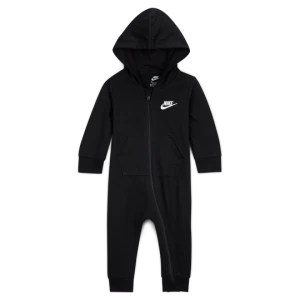 Dzianinowy pajacyk Futura dla niemowląt (0–9 M) Nike - Czerń