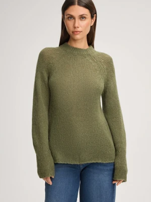 Dzianinowy sweter Kara w kolorze oliwkowym Joop