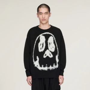 DZIANINOWY SWETER Z GRAFIKĄ Y-3 CHITO Adidas czarny