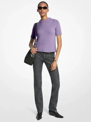 Dzianinowy sweter z krótkim rękawem MICHAEL Michael Kors