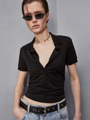 Dzianinowy T-shirt "ESSENTIAL" PATRIZIA PEPE