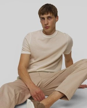 Dzianinowy T-shirt Męski Hugo Boss Jianfranco