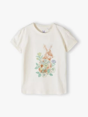 Dzianinowy t-shirt z króliczkiem - Max&Mia Max & Mia by 5.10.15.