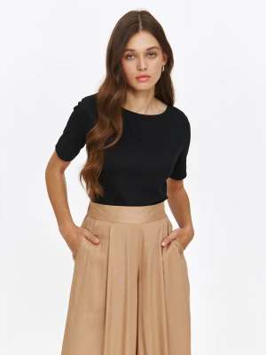 Dzianinowy top z krótkim rękawem Top Secret